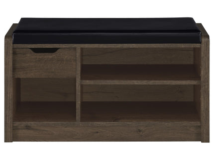 Astor - Open Shelf Storage Bench