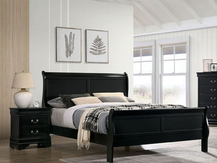 Louis Phillipe Sleigh Bed