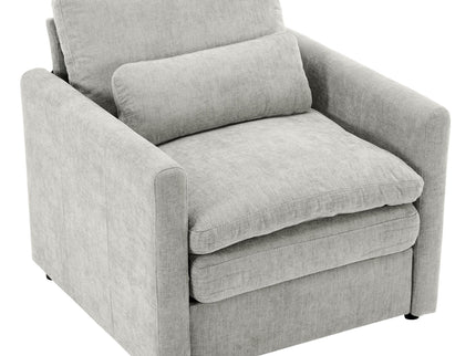 Cozy Upholstered Cushion Armchair For Living Room