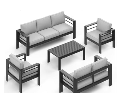 Outdoor Patio Set With All-Weather Thick Cushions