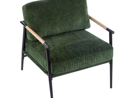Modern Accent Chair With Cushions, Cozy Seating