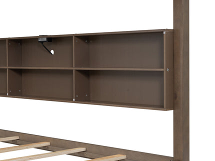 Bunk Bed With Storage Cabinets And USB Ports