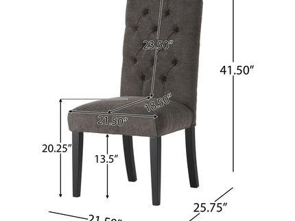 Harriet - Tufted Dining Chair With Button Tufting And Diamond Stitching