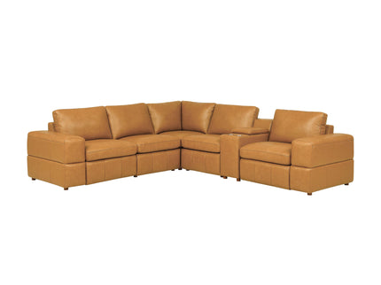 Upholstered Large Arms Sectional With Recliner Seats