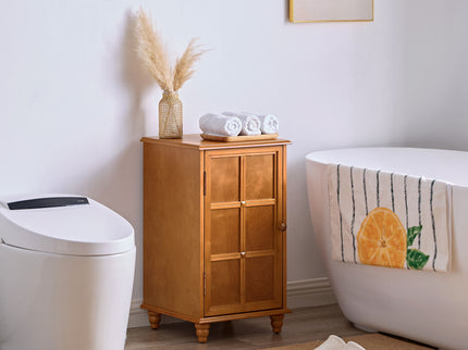 Floor Cabinet With Adjustable Shelf, Storage For Entryway
