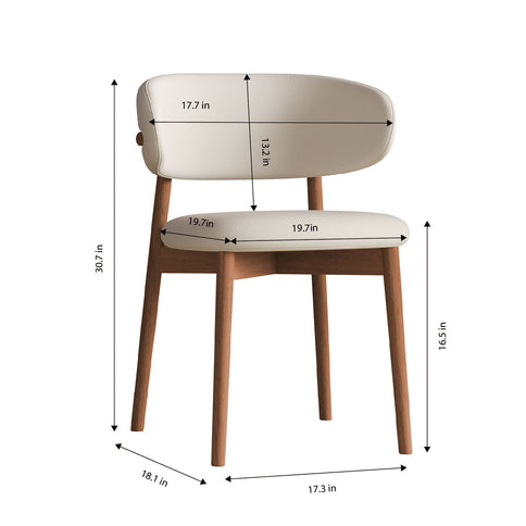 Mid-Century Modern Dining Chair (Set of 2)