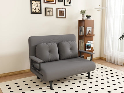 5 In 1 Convertible Sofa Bed For 2 With Adjustable Backrest