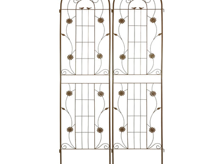 Metal Garden Trellis Rustproof Trellis For Climbing Plant Outdoor Flower Support