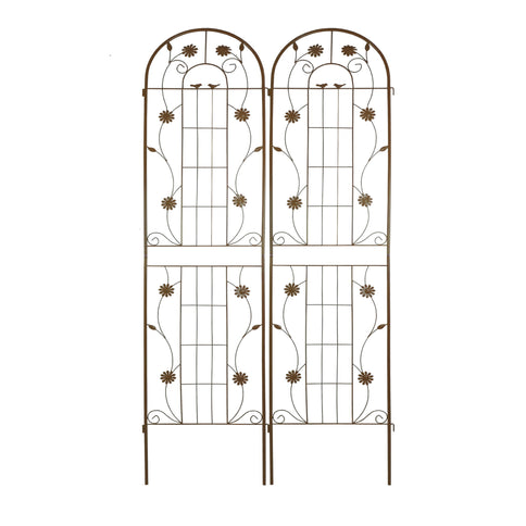 Metal Garden Trellis Rustproof Trellis For Climbing Plant Outdoor Flower Support