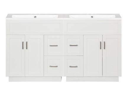 Bathroom Vanity With 2 Doors, 2 Drawers, Adjustable Shelf, Hidden Slides & Soft Close Hinges