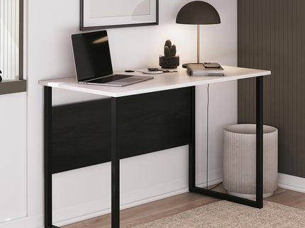 Sorina - Writing Desk - White / Light Oak