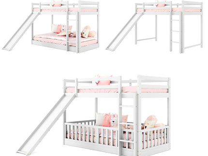 Functional Bunk Bed & Convertible Ladder And Slide