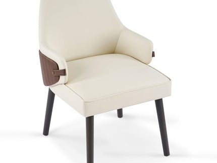 Indoor Dining Chair (Set of 2) - Beige / Brown
