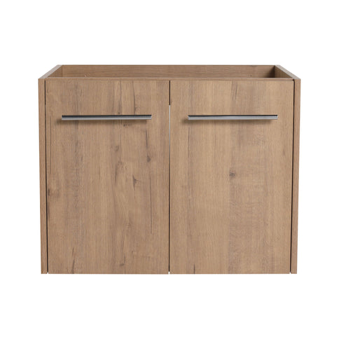 Modern Floating Bathroom Vanity With Resin Sink, Soft Close Doors