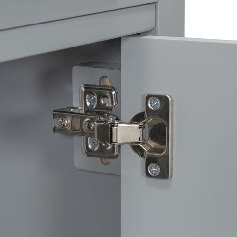 Elegant Bathroom Vanity With Ceramic Sink, Soft Close Door, Adjustable Shelf