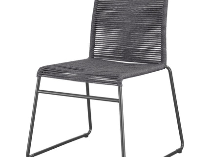 Jerome - Stackable Side Chair (Set of 2) - Charcoal