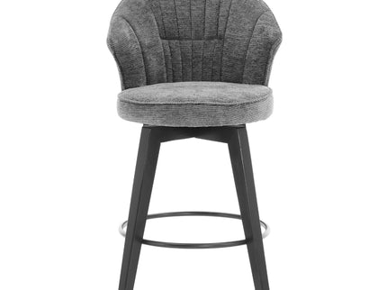 Wing Back Swivel Bar Stools (Set of 2)