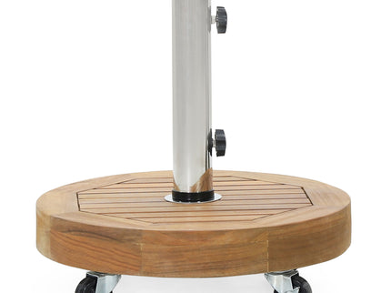 Ralph - Round Umbrella Base - Teak