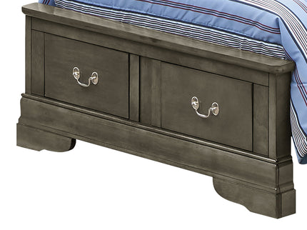 Upholstered Panel Sleigh Bed Design