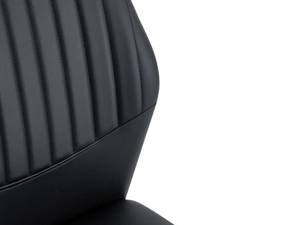 Ergonomic Simple Chair With Metal Leg