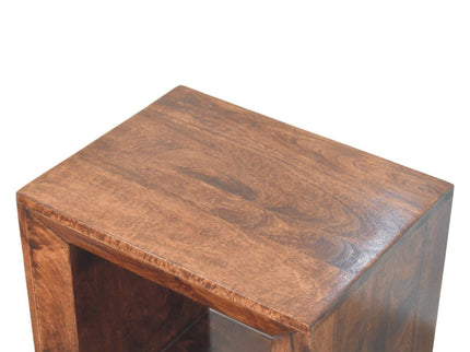 Solis - Open Side Table - Brown