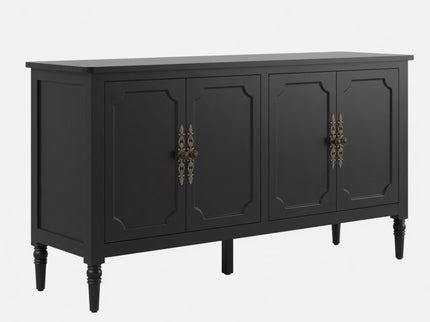 Vintage Buffet Cabinet With Adjustable Shelves