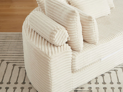Semi Circular 2 In 1 Sofa Bed With Neck Pillow