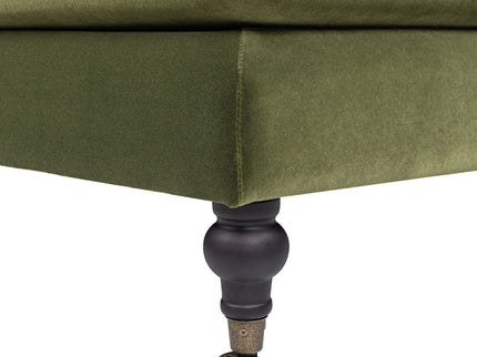 Alana Lawson - Chaise Lounge Chair - Olive Green