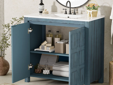 Bathroom Vanity Organizer With Sink, Combo Cabinet Set, Bathroom Storage Cabinet