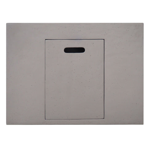 Outdoor Patio Square Gas Burning Concrete Fire Pit 40, 000 Btu