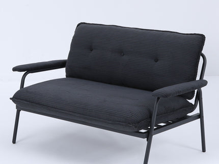 Modern Metal Frame Sofa With Sponge Filling For Compact Spaces And Versatile Use