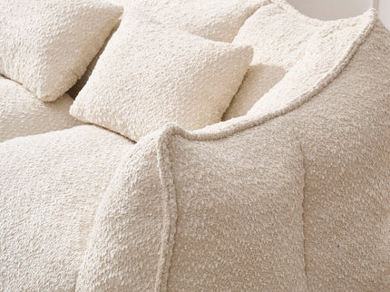 Comfortable Dual Beanbag Chair With High Resilience Foam Core For 2 People