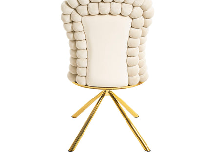 Upholstered Swivel Dining Chairs (Set of 2)