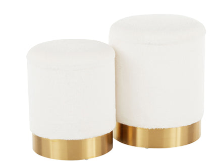 Marla - Contemporary Nesting Ottoman Set