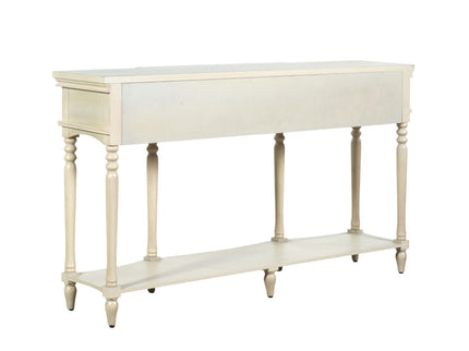 Retro Console Table With 3 Soft Close Drawers