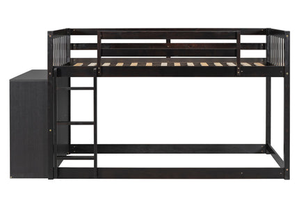Bunk Bed With 4 Drawers And 3 Shelves