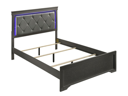 Blaze - Modern Bedroom Set With LED Headboard