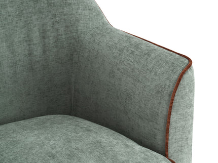 360° Swivel Accent Chair With Flared Arms