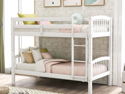 Solid Construction Bunk Bed With Ladder