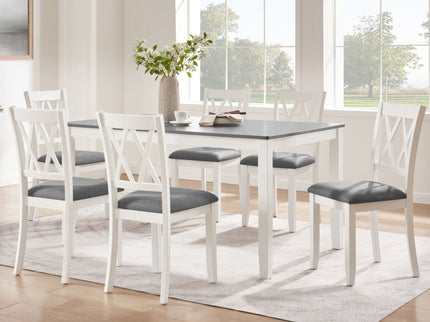 Modern Dining Set With Upholstered Chairs