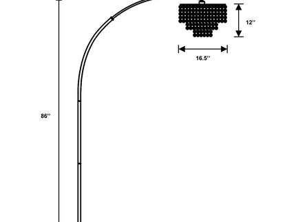 Bainbridge - Floor Lamp - Chrome