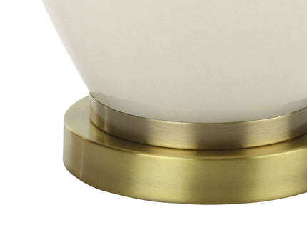 Transitional Lighting, Table Lamp - Cream