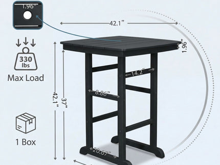 Bar-Height Outdoor Patio Table
