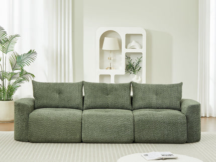 3 Seater With Thickened Armrests Sofa For Living Room