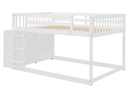 Bunk Bed With 4 Drawers And 3 Shelves