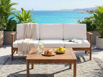 Perla - 3 Seater Sofa And Table Set