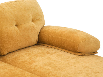 U-Shaped Sectional Sofa 103.5" Fabric Couch With Dual Chaise Lounges, Storage Pockets, Armrest Pillows