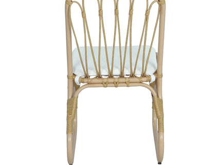 Outdoor Wicker Dining Chairs With Washable Cushion (Set of 2)