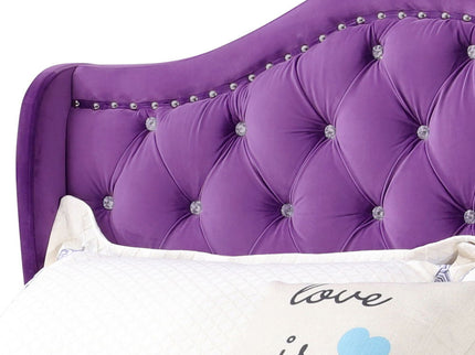 Upholstered Bed Transitional