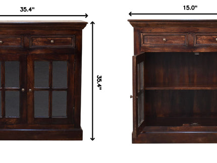 Cabinet With Glazed Doors